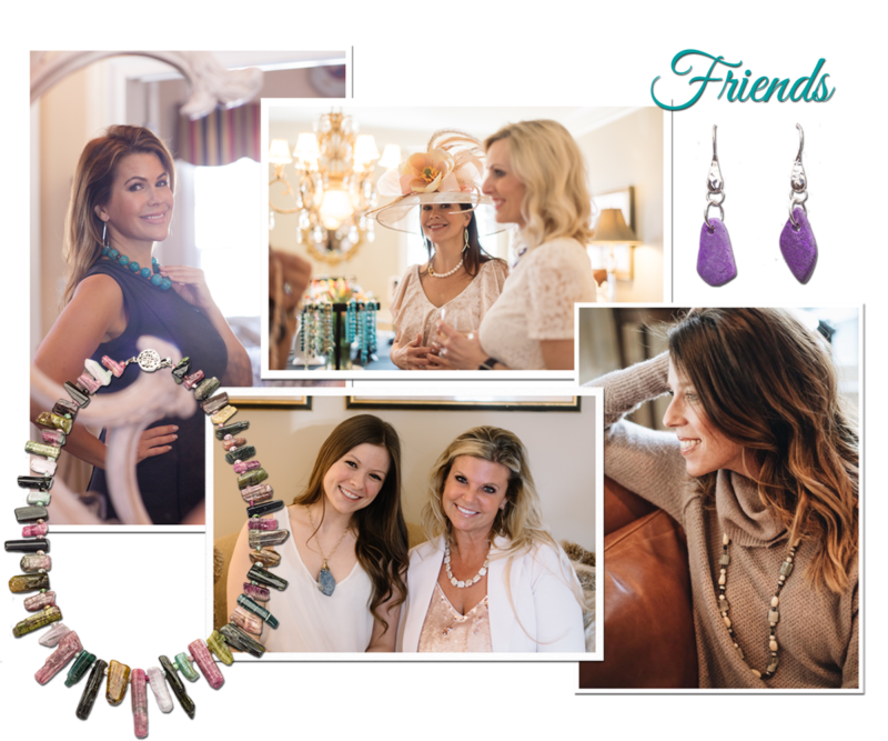 Friends Jewelry Collage